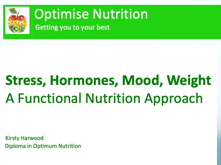 Optimise Stress Hormones Mood weight Optimise Stress Hormones Mood weight